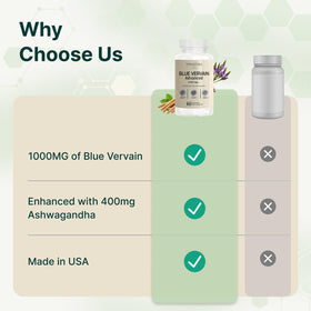 VINATURA Blue Vervain Advanced capsules with measuring spoon