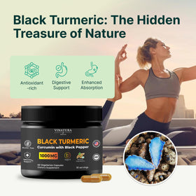 VINATURA Curcuma Noir 1000mg - étiquette du produit