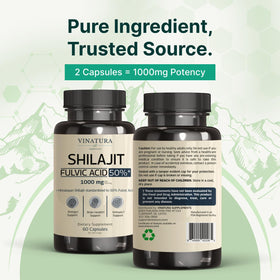 VINATURA Shilajit, présentation des ingrédients
