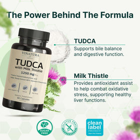 VINATURA TUDCA Chardon-Marie 1250mg capsules