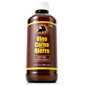 VINO CARNE HIERRO complément fer 16 fl oz vue de face