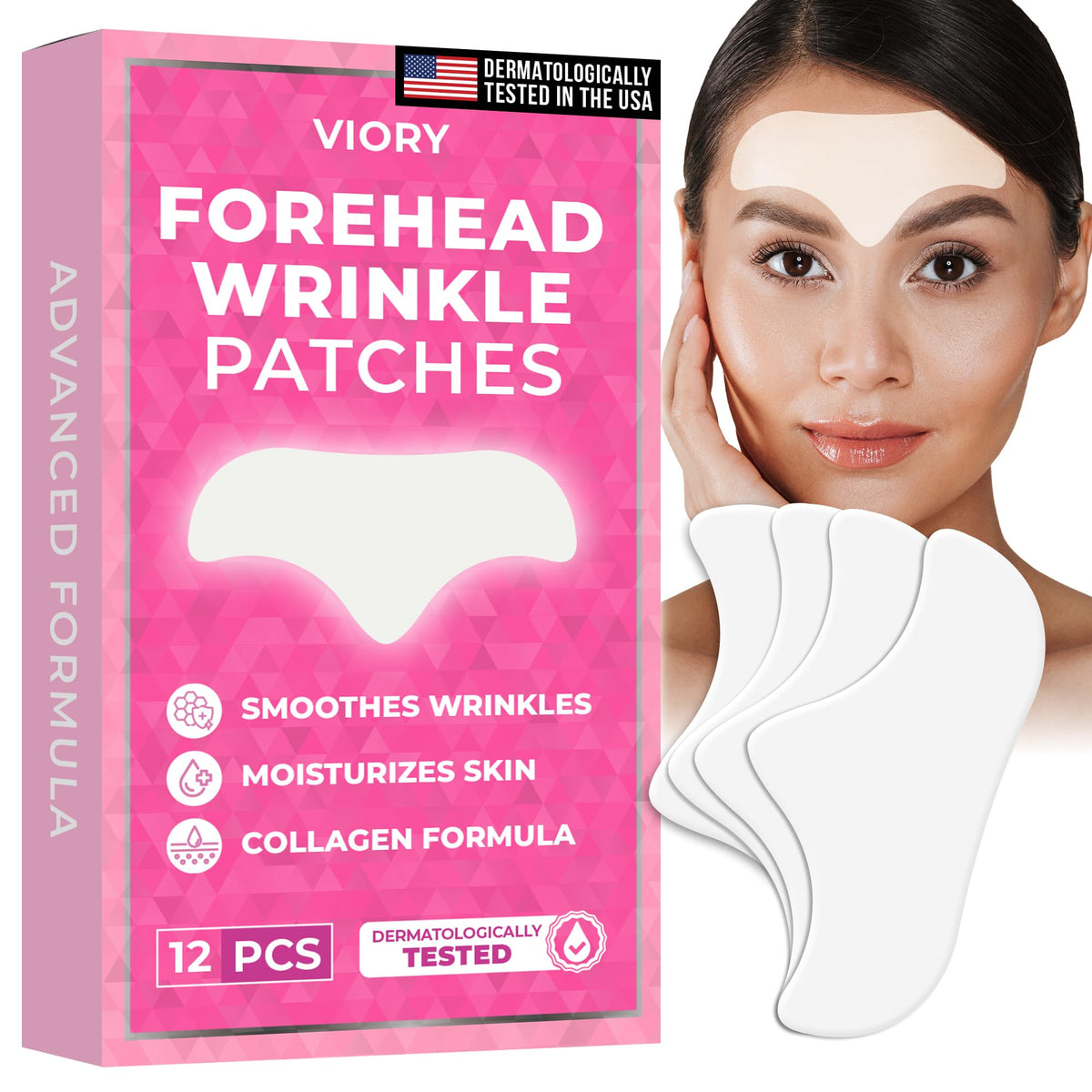 VIORY Patches Anti-Rides Frontaux - Emballage avant