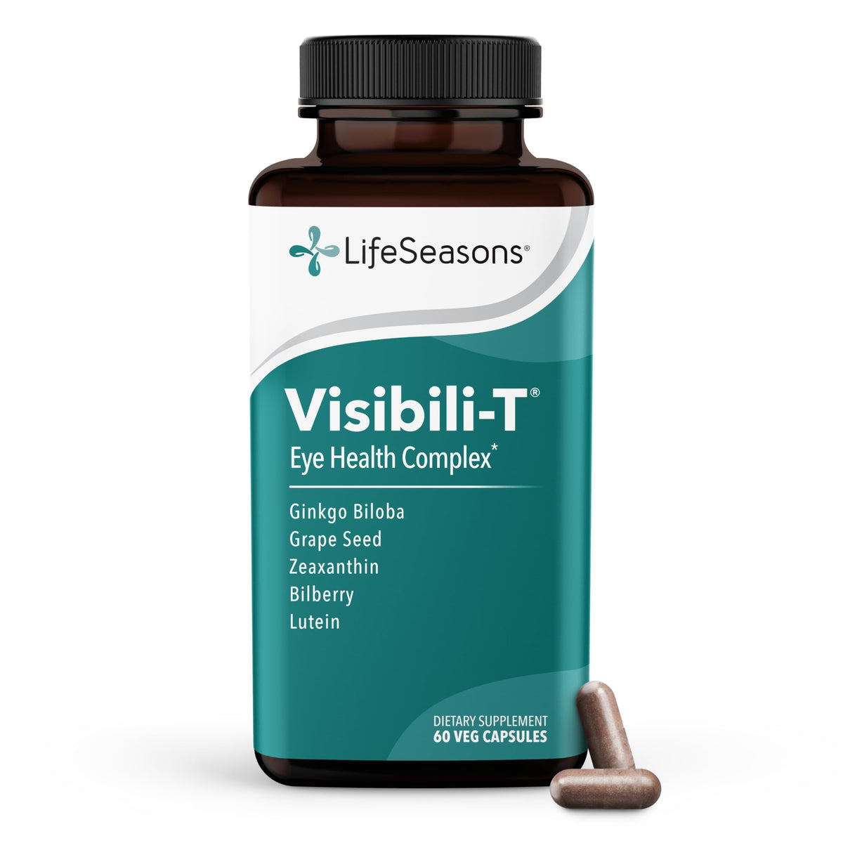 Visibili-T de LifeSeasons, boîte de 60 capsules vue de face