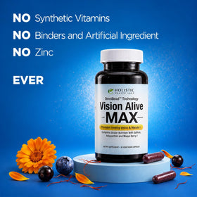 Vision Alive Max Complément Alimentaire à côté de fruits