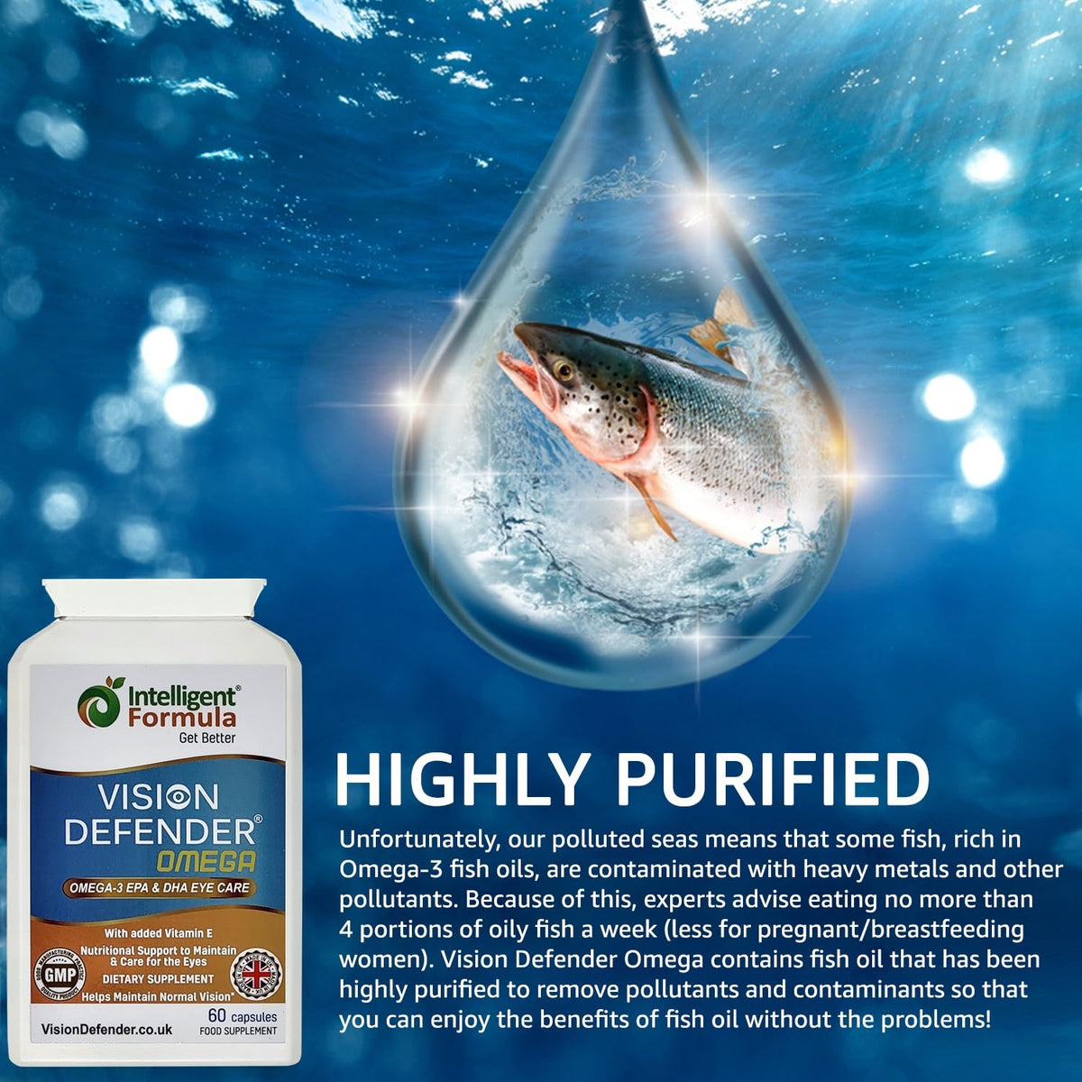 Vision Defender Omega-3 dietary supplement ingredients