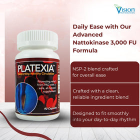 Vision Nutraceuticals Nattokinase NSP-2 dans un cadre naturel