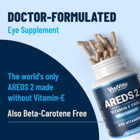 VisiVite AREDS 2 capsules sur fond blanc