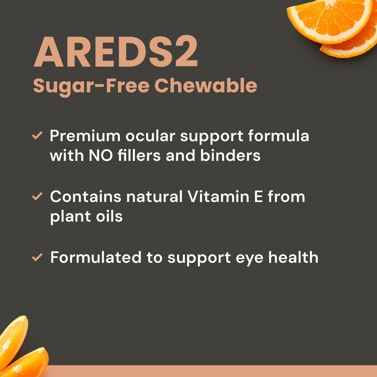 VisiVite AREDS 2 informations nutritionnelles sur l'emballage