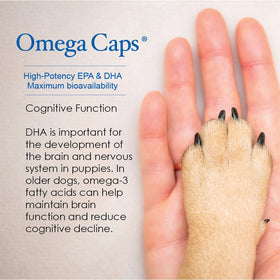 Visuel de OMEGA-CAPS ES Omega-Caps HP en utilisation avec un chien