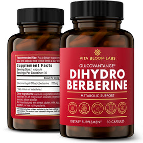 Vita Bloom Labs GlucoVantage Dihydroberberine 200mg bouteille vue avant