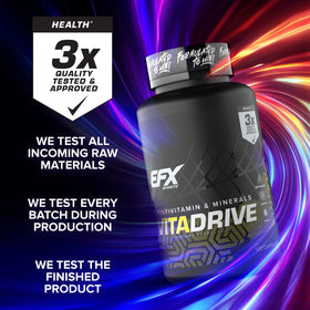 Vita Drive EFX Sports bouteille de 120 capsules