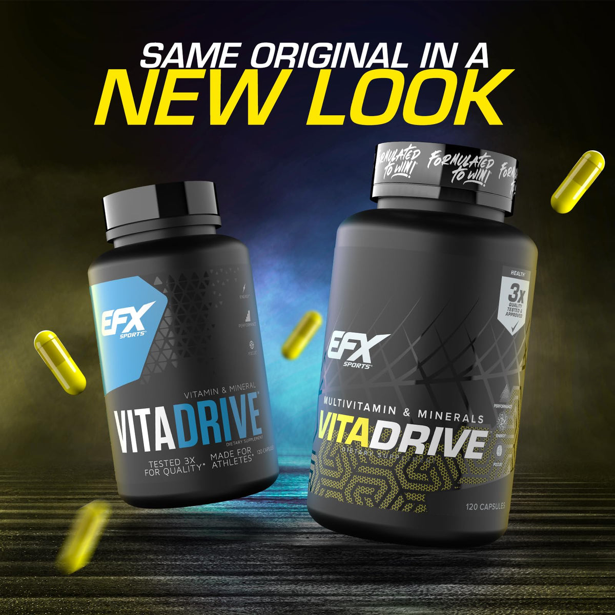 Vita Drive EFX Sports étiquette et informations nutritionnelles