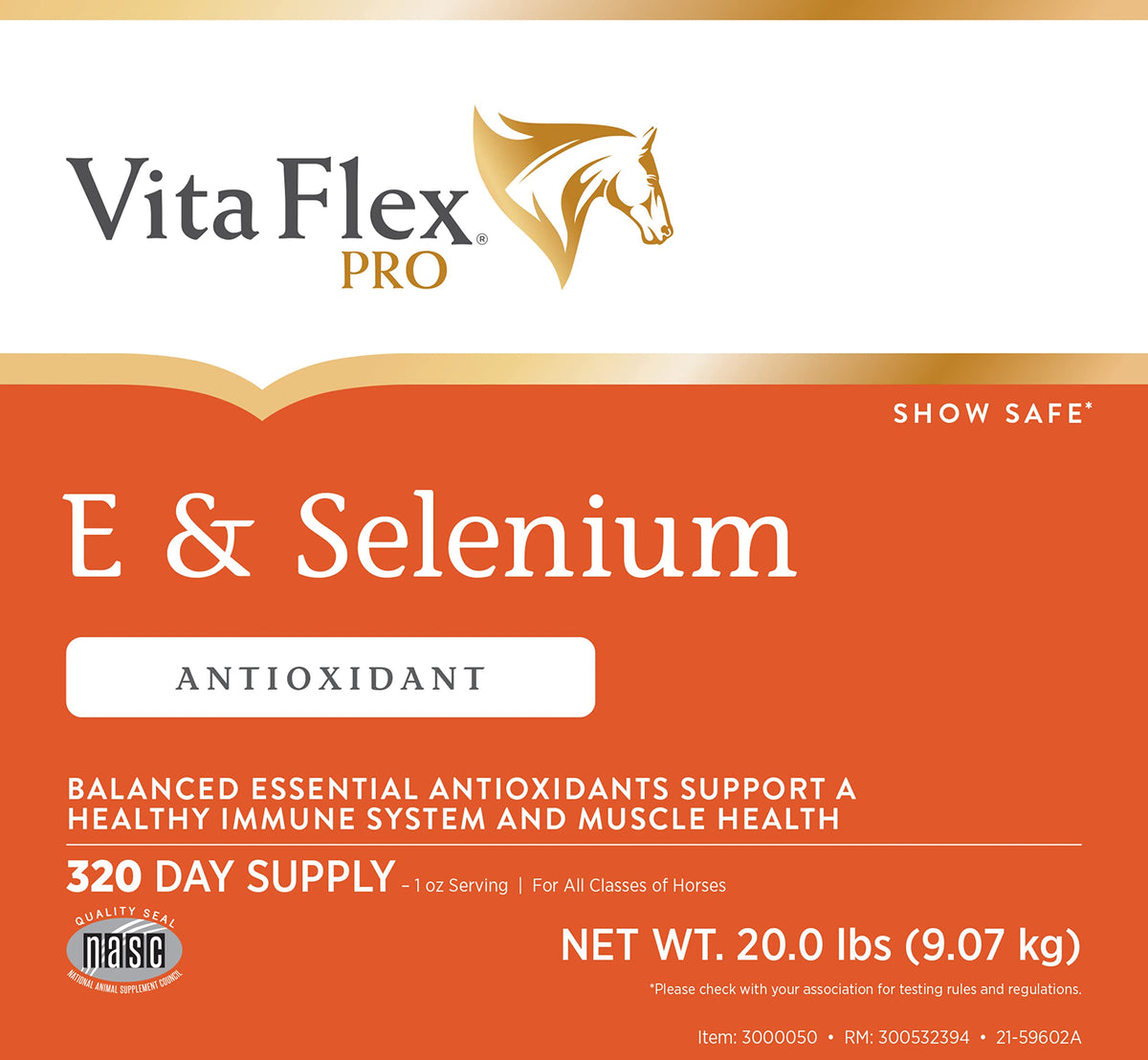 Vita Flex Complément E et Sélénium 20 lb poudre