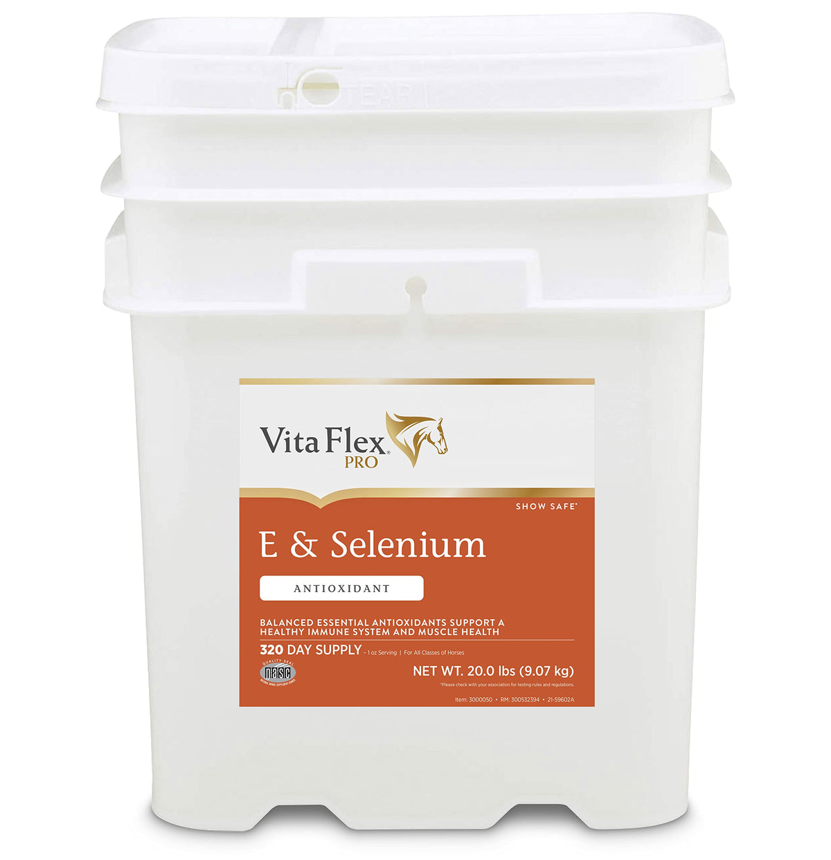 Vita Flex Complément E et Sélénium 20 lb vue avant