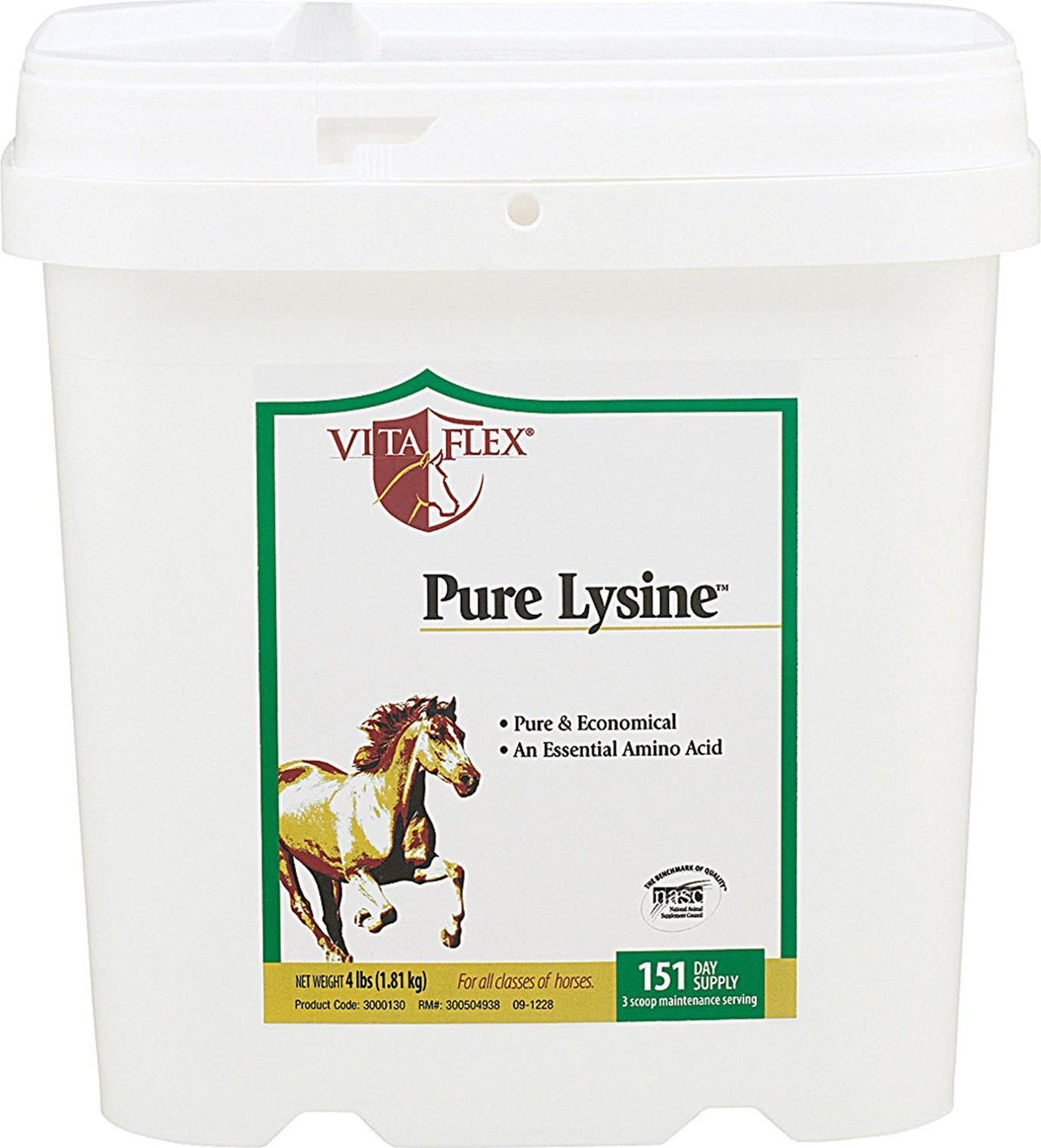 Vita Flex Pure Lysine 4 lbs, vue avant du paquet