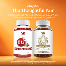 VITA GLOBE Gummies Complex Champignon 440g avec ingrédients