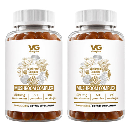 VITA GLOBE Gummies Complex Champignon 440g vue de face