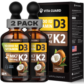 Vita Guard D3 K2 liquide 10 000 UI flacon de 60 ml