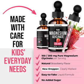 Vita Guard magnésium glycinate avec dose de 100mg pour enfants