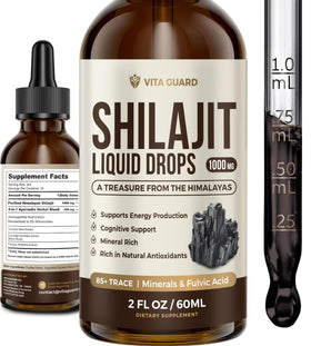 Vita Guard Shilajit Himalayen Liquide 1000mg - vue de face