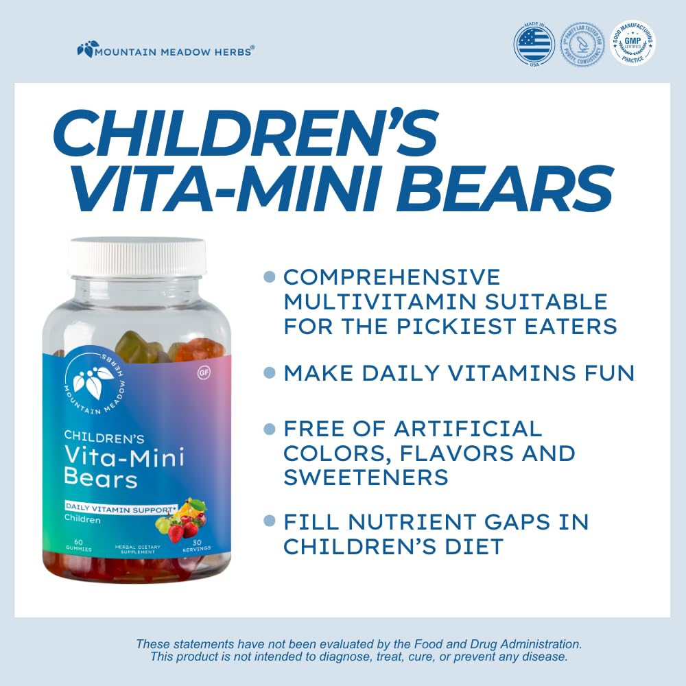 Vita-Mini Bears gummies in assorted flavors