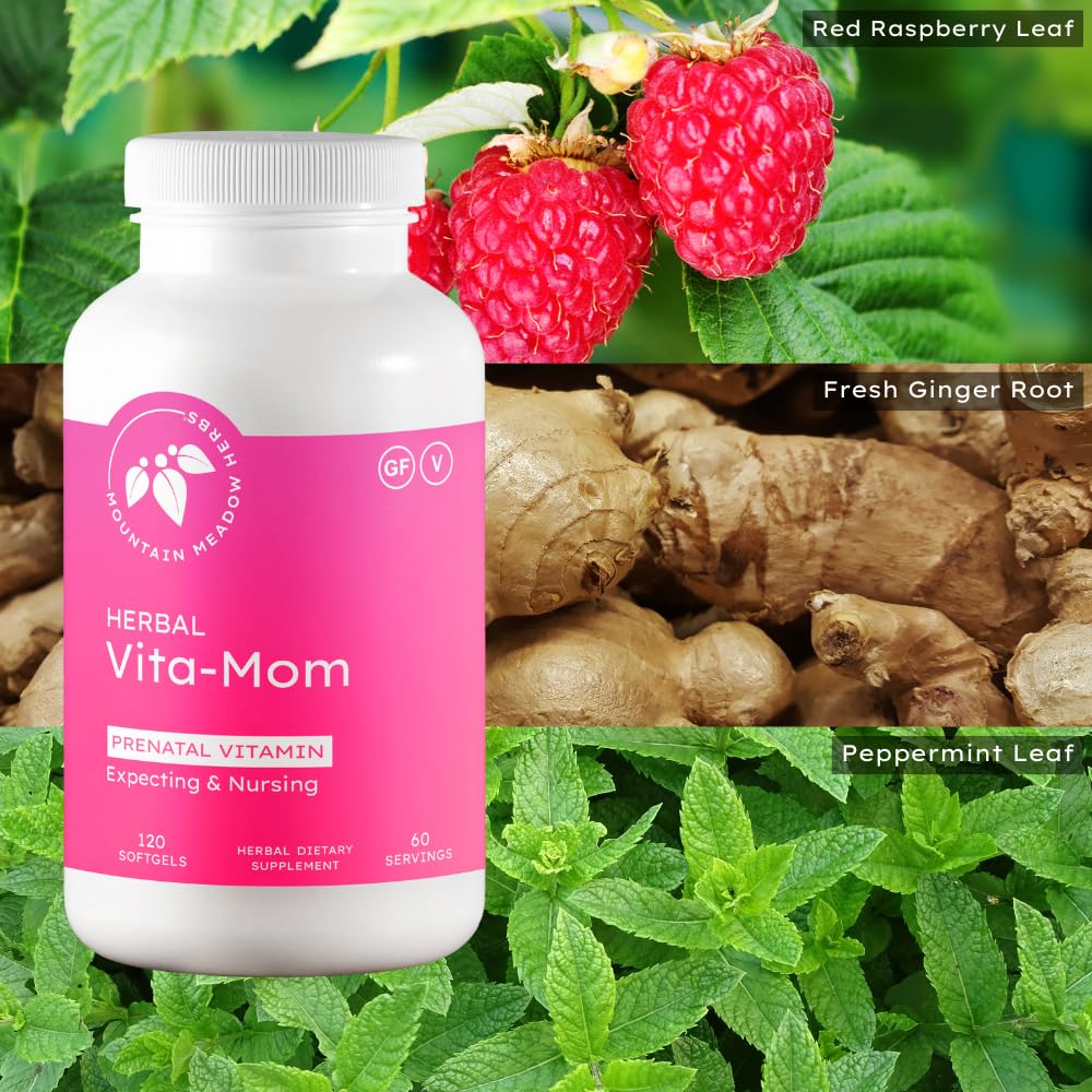 Vita-MOM Complément Alimentaire Prénatal gélules dans une main
