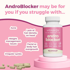 VITA-PCOS Complément Alimentaire 8-en-1 Femme capsules sur fond blanc