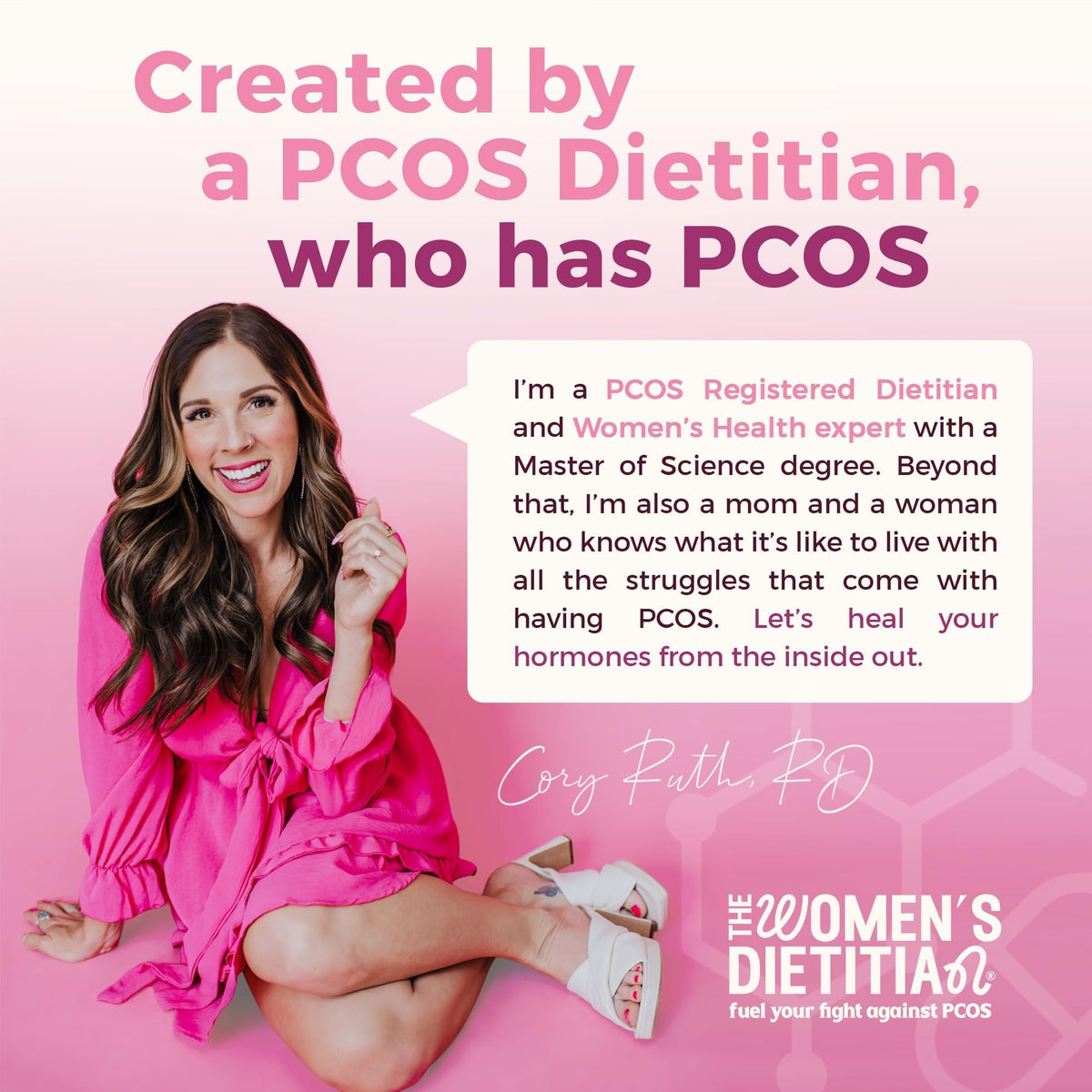 VITA-PCOS Complément Inositol 40:1 dosage avec eau