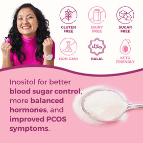 VITA-PCOS Complément Inositol 40:1 en usage dans un smoothie