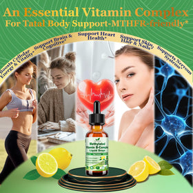 Vita PLynxera B Complex Methylé étiquette avec ingrédients