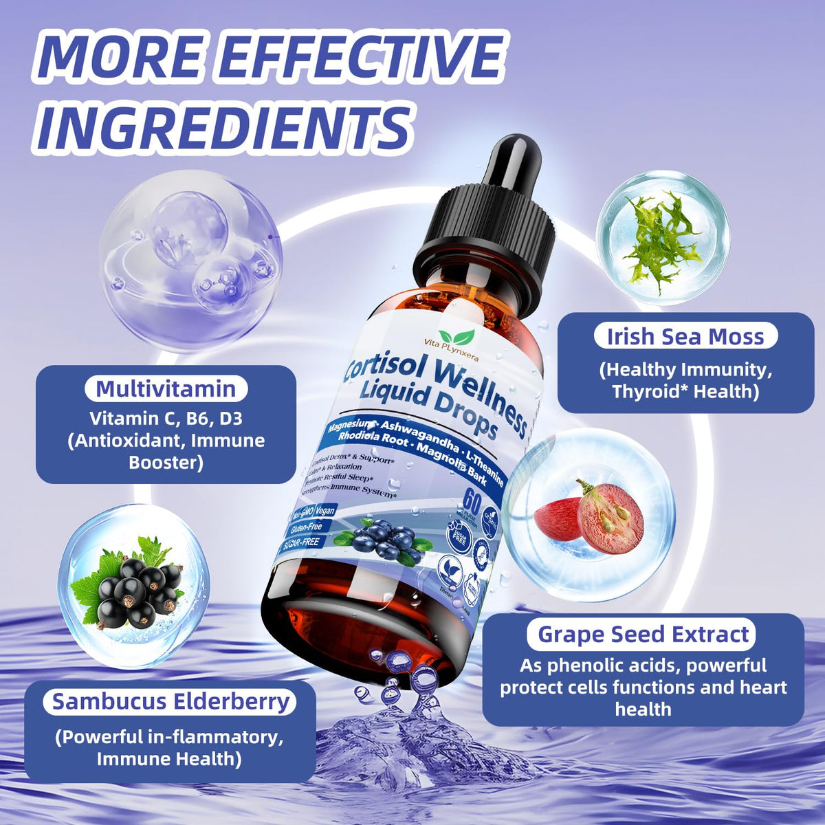 Vita PLynxera complément alimentaire liquide 60ml étiquette