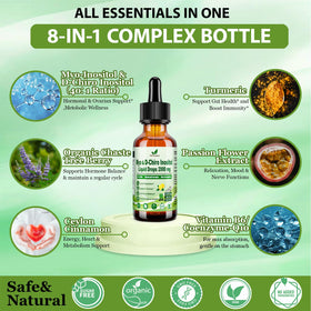 Vita PLynxera Myo & D-Chiro Inositol 120ml flacon arrière