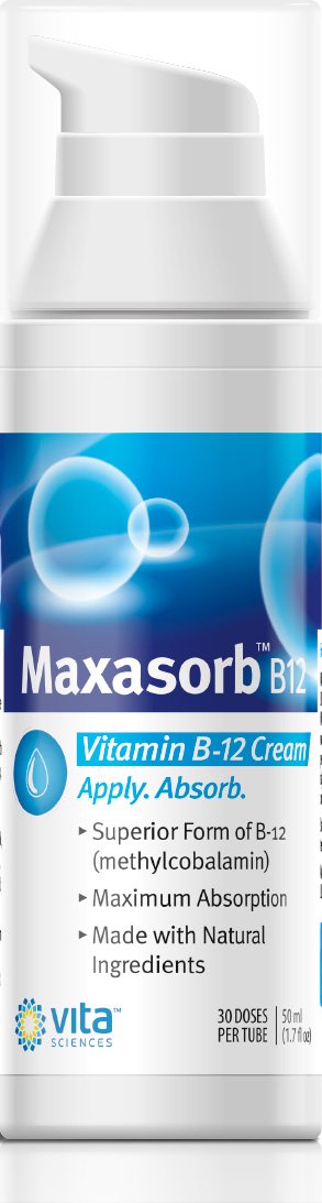 Vita Sciences Crème B12 sur une surface claire