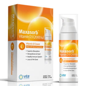 Vita Sciences Crème Maxasorb Vitamine D3 2000 UI vue avant