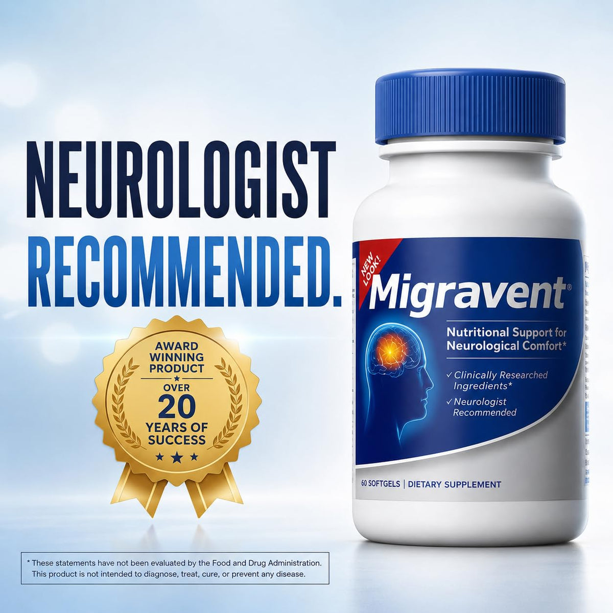 Vita Sciences Migravent 60 capsules en main