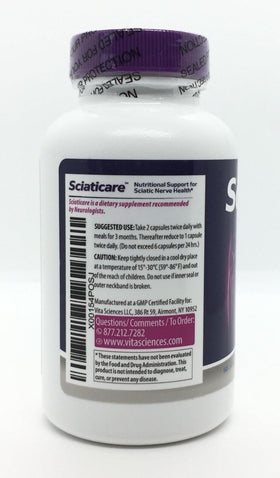 Vita Sciences Sciaticare 60 Capsules dans un cadre de santé