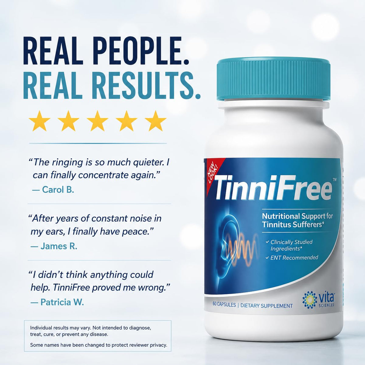 Vita Sciences TinniFree gélules sur une table