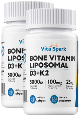 Vita Spark D3 K2 Liposomal 5000UI 100mcg gélules miniatures en boîte