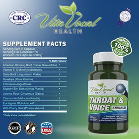 VITA VOCAL Complément Alimentaire Voix et Gorge 91g packaging
