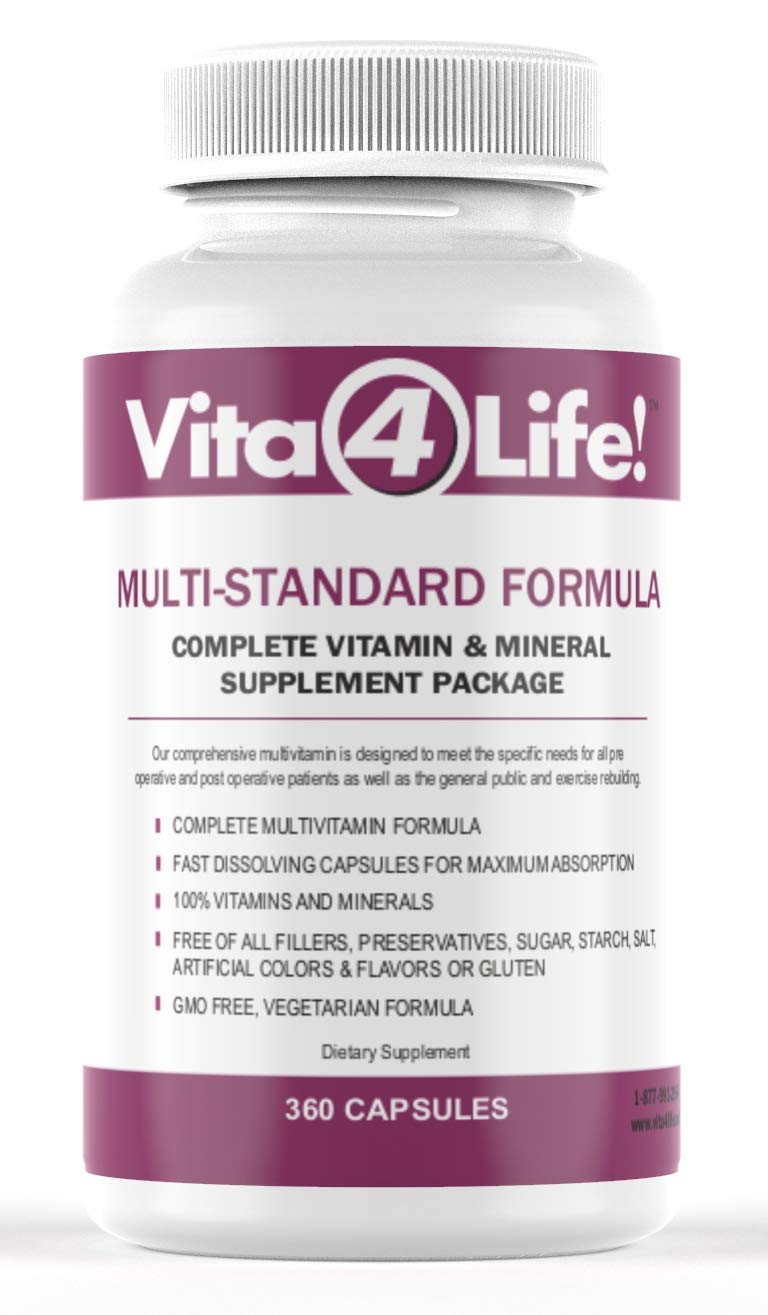 Vita4Life Multi-Standard Formula 360 capsules vue de face