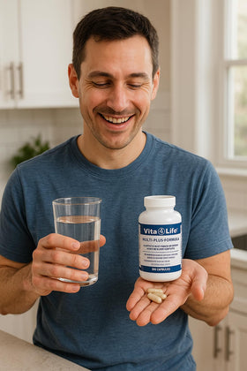 Vita4Life Multivitamines Bariatriques capsules, présentation sur fond blanc