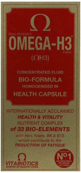 Vitabiotics Omega-H3 Multivitamines 30 Capsules en vue de face