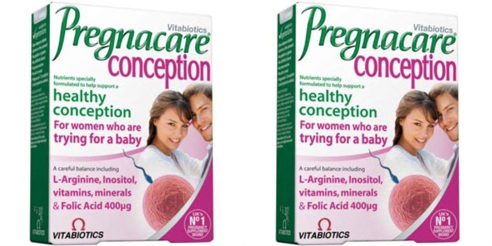 Vitabiotics Pregnacare Conception 30's pack avant avec comprimés