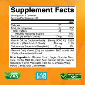 Vitabod Gummies D3 + K2 180 gélifiés en boîte