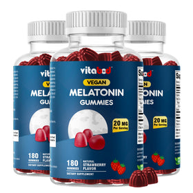 Vitabod Gummies de Mélatonine 20mg - vue de face du flacon