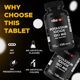 Vitabod Iode Potassium 130 mg en situation de prise