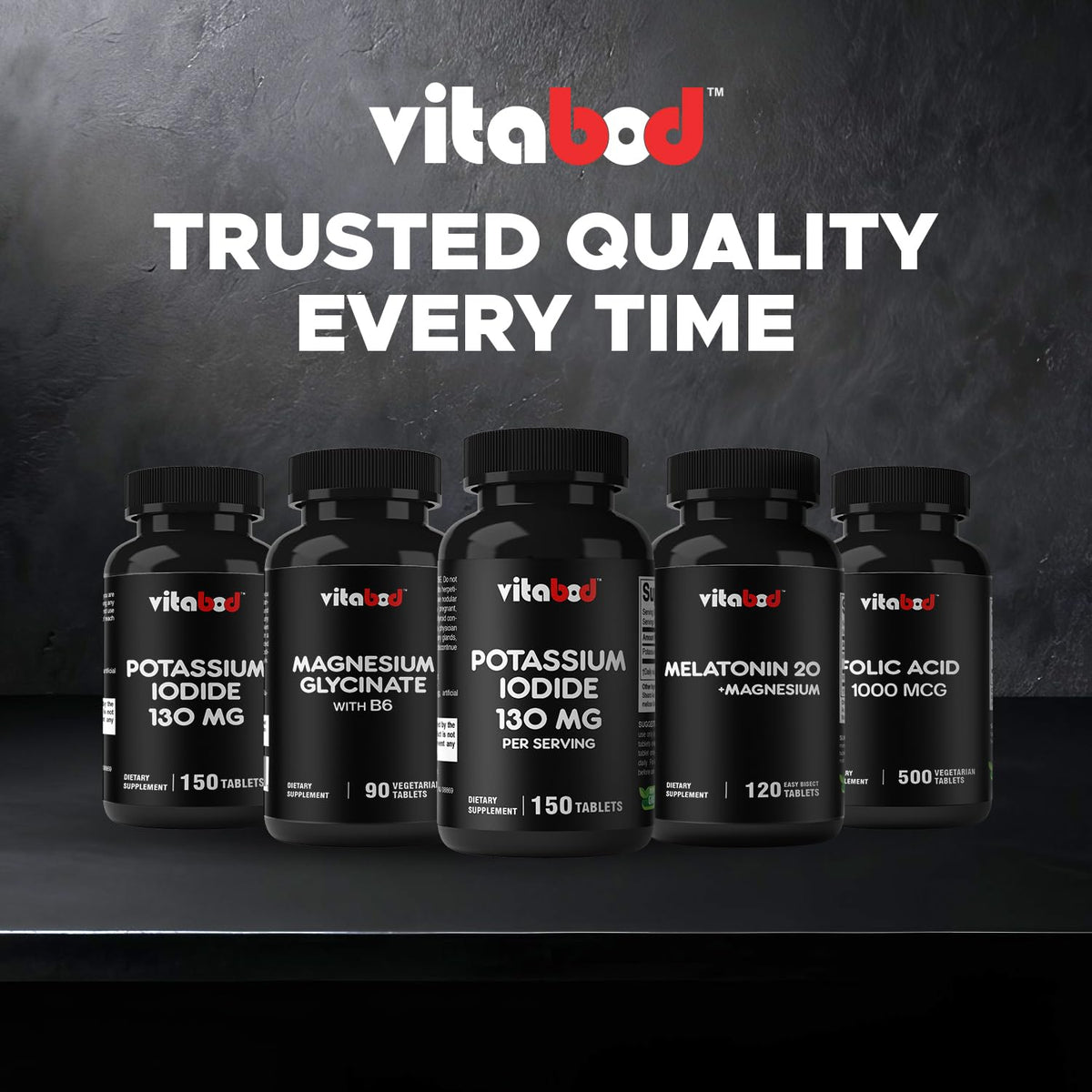 Vitabod Iodure de Potassium 130 mg - tableau d'utilisation