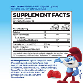 VITABURST Gummies Probiotiques Enfants gummies en forme de Smurf