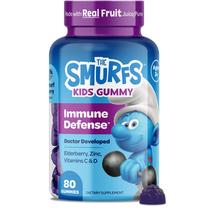 VITABURST Smurfs gummies pot de 80 gummies au goût de baies