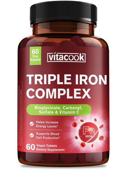 Vitacook Complément Alimentaire Fer 3-en-1 65mg vue de face